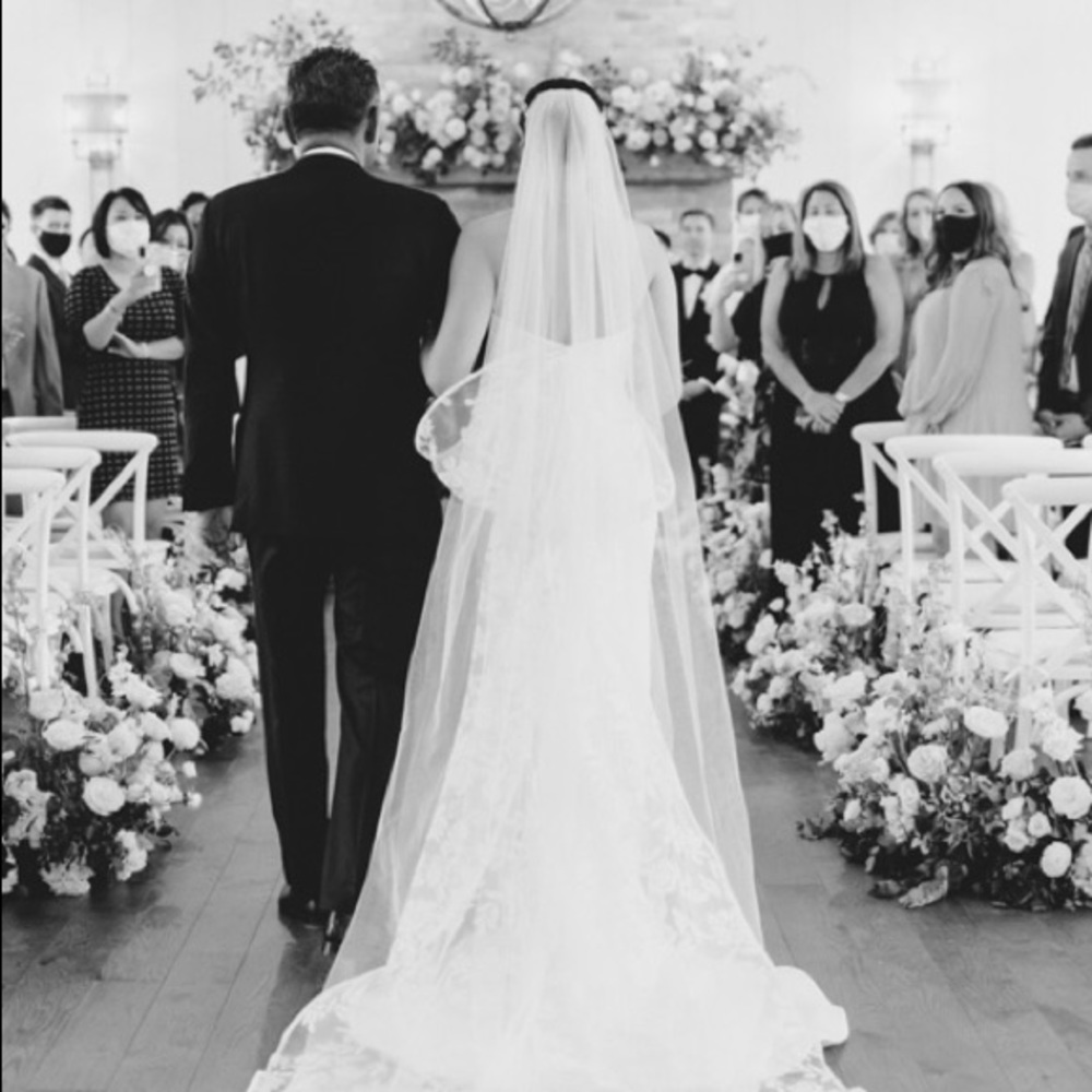 Cathedral Veil 108 inches and 72 inch wide